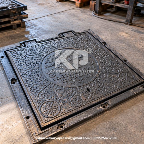 Manhole Cover Ornamental Besi Cor
