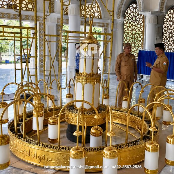 Lampu Gantung Antik Bahan Kuningan